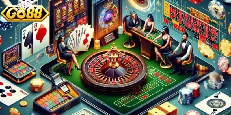 Roulette - Game casino GO88 Tích hợp bảng thống kê sinh động